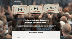 Desktop Screenshot of cyasecurity.com